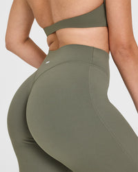 SoftMotionâ„¢ Straight Leg Bottoms with White Logo | Alpine Green