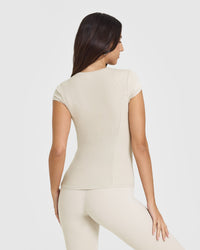 Mellowâ„¢ Rib T-Shirt | Sand