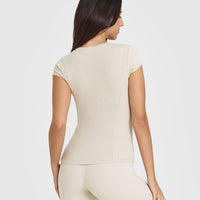 Mellowâ„¢ Rib T-Shirt | Sand