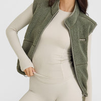 Mellow™ Rib Long Sleeve Top | Sand