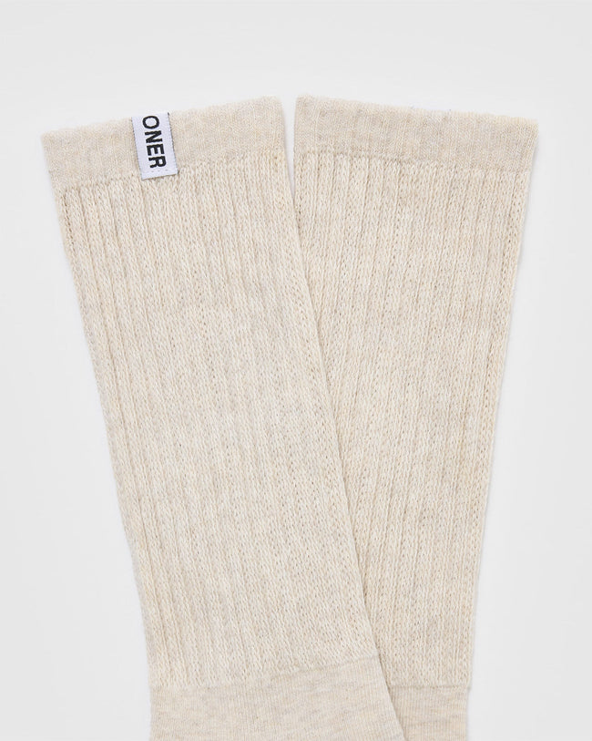 Slouchy Socks 3 Pack | Alpine Green/Sand/Grey