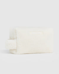 Borg Washbag | Cream
