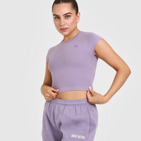 Cotton Icon Baby T-Shirt | Soft Purple