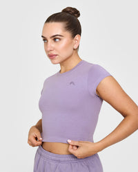 Cotton Icon Baby T-Shirt | Soft Purple