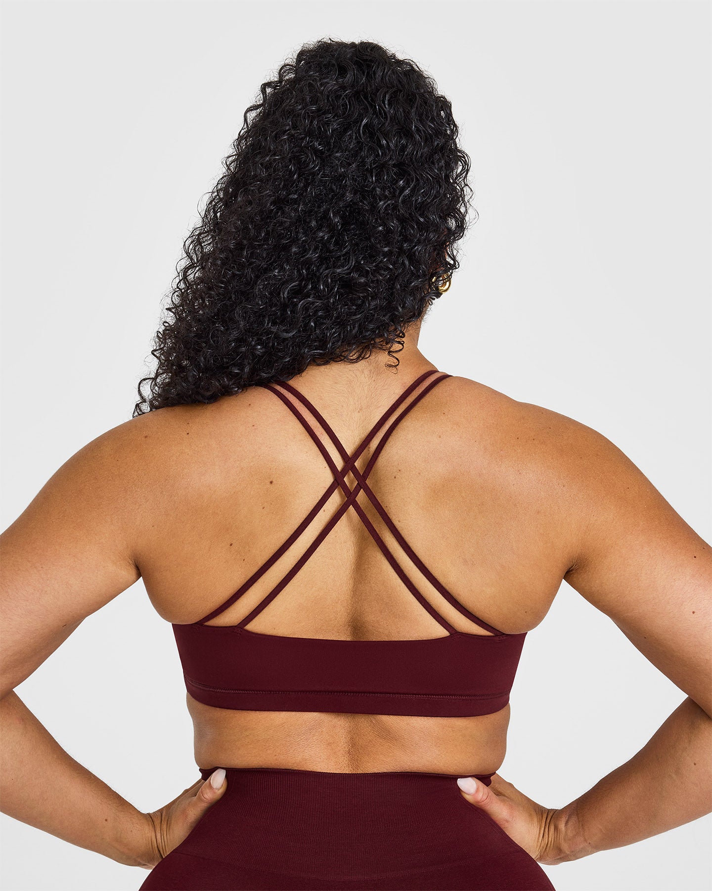 Everyday Cross Over Bralette | Rosewood