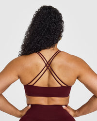 Everyday Cross Over Bralette | Rosewood