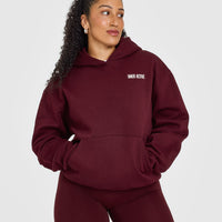 Foundations Hoodie With Printed Graphic | Rosewood
