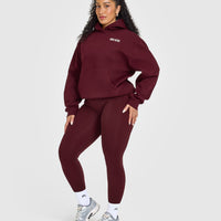 Foundations Hoodie With Printed Graphic | Rosewood