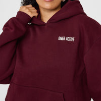Foundations Hoodie With Printed Graphic | Rosewood