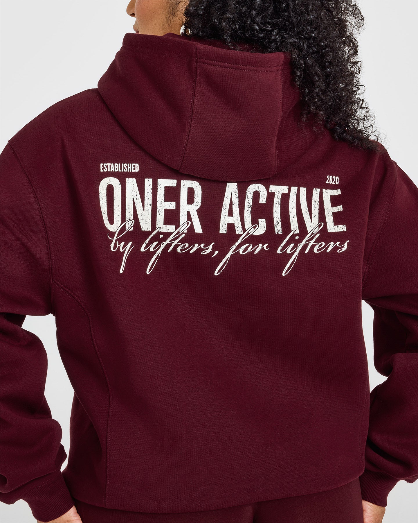 Foundations Hoodie With Printed Graphic | Rosewood