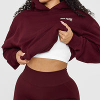 Foundations Hoodie With Printed Graphic | Rosewood