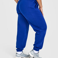 Foundations Joggers With Printed Graphic | Strong Blue