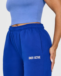 Foundations Joggers With Printed Graphic | Strong Blue