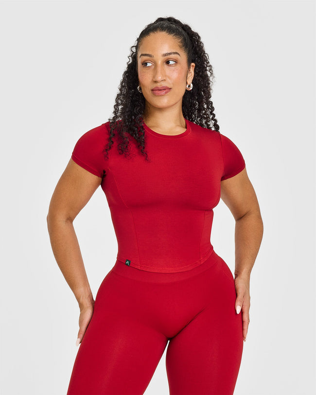 Mellowâ„¢ Soft Mid Short Sleeve T-Shirt | Toasted Red