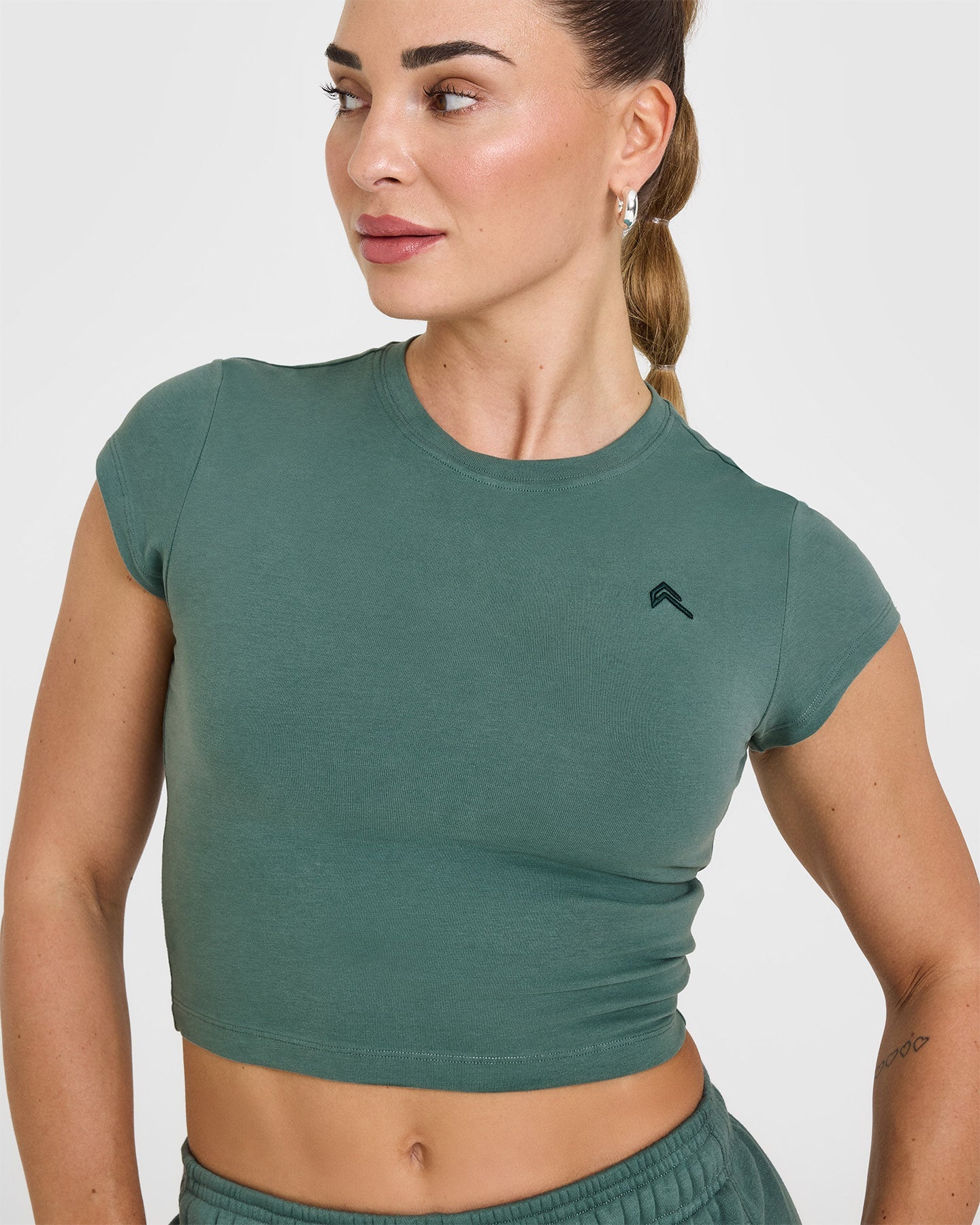 Cotton Icon Baby T-Shirt | Iced Green