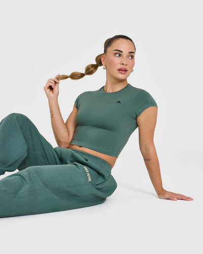 Cotton Icon Baby T-Shirt | Iced Green