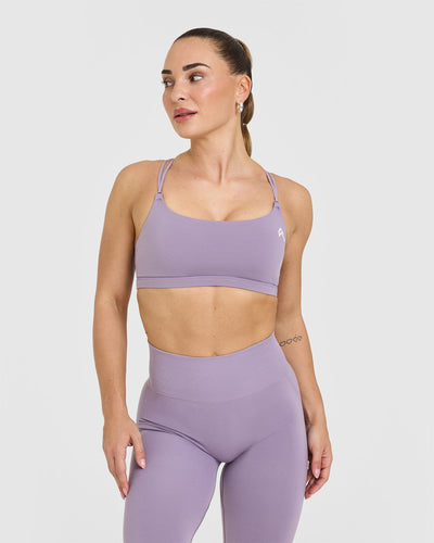Everyday Cross Over Bralette | Soft Purple