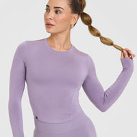 Mellowâ„¢ Soft Mid Long Sleeve Top | Soft Purple