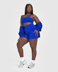 Everyday Cross Over Bralette | Strong Blue