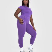 Mellowâ„¢ Soft Mid Short Sleeve T-Shirt | Iris Purple