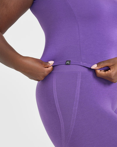 Mellowâ„¢ Soft Mid Short Sleeve T-Shirt | Iris Purple