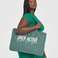 Classic Tote | Washed Iced Green