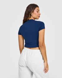Mellow™ Soft Mid Short Sleeve T-Shirt | Midnight