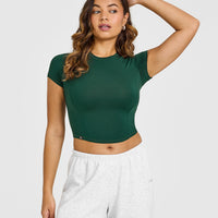 Mellowâ„¢ Soft Mid Short Sleeve T-Shirt | Racing Green