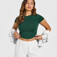 Mellowâ„¢ Soft Mid Short Sleeve T-Shirt | Racing Green