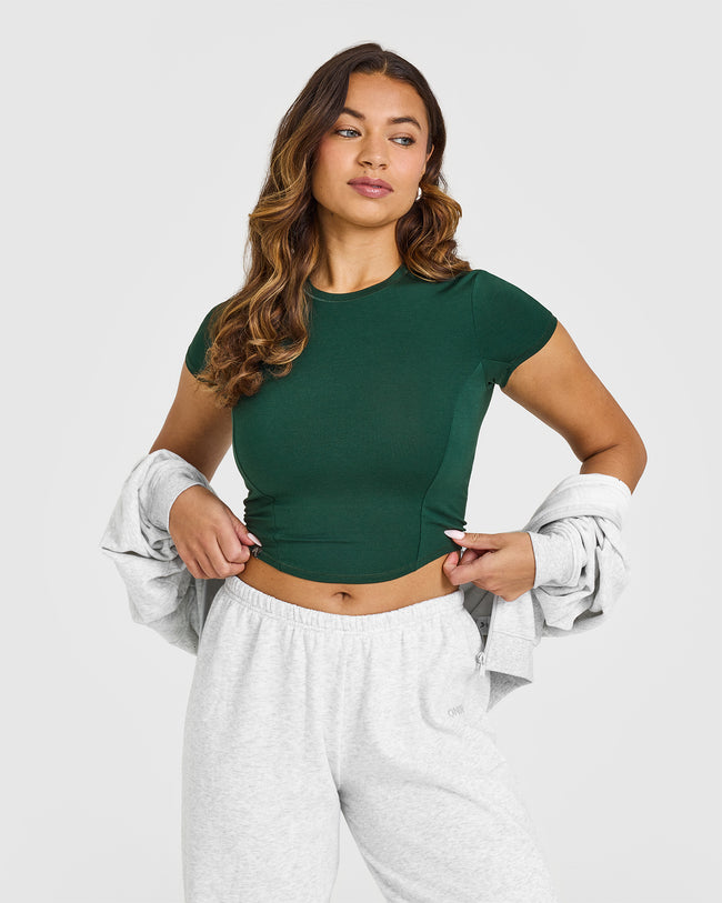 Mellowâ„¢ Soft Mid Short Sleeve T-Shirt | Racing Green