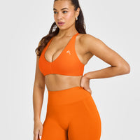 Unified Micro Bralette | Flame Orange