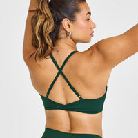 Unified Micro Bralette | Racing Green