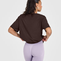 Classic Oversized Lightweight T-Shirt | 70% Cocoa