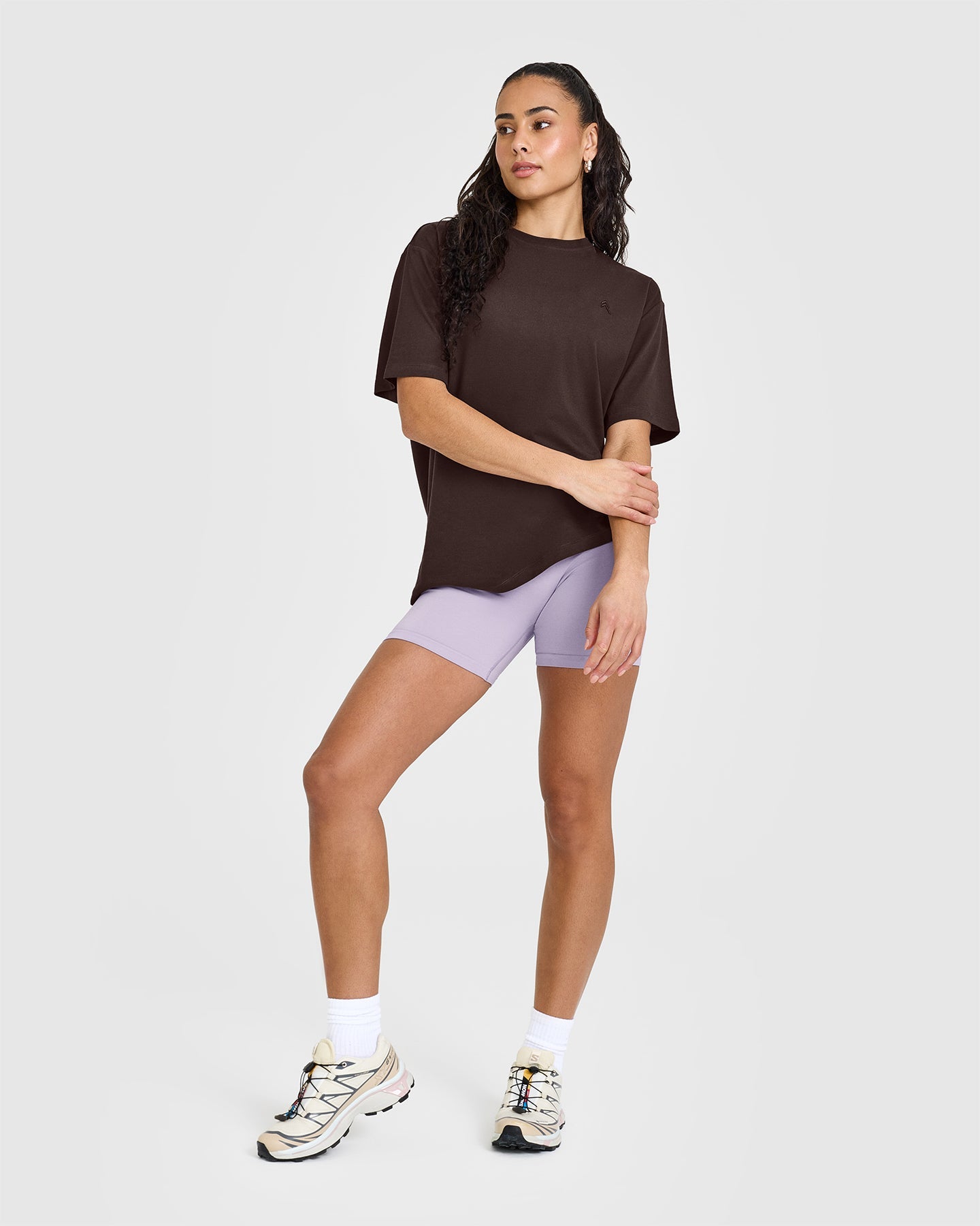Classic Oversized Lightweight T-Shirt | 70% Cocoa