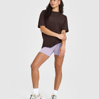 Classic Oversized Lightweight T-Shirt | 70% Cocoa