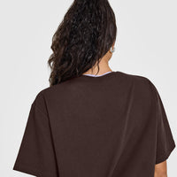Classic Oversized Lightweight T-Shirt | 70% Cocoa