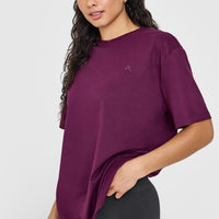 Classic Oversized Lightweight T-Shirt | Ripe Fig