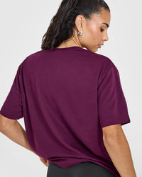 Classic Oversized Lightweight T-Shirt | Ripe Fig
