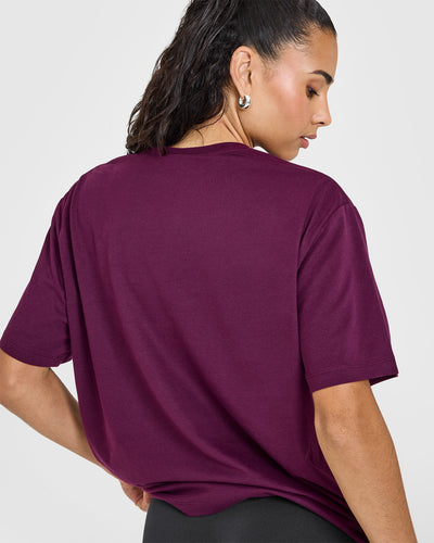 Classic Oversized Lightweight T-Shirt | Ripe Fig