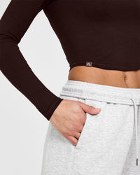 Mellow™ Soft Mid Long Sleeve Top | 70% Cocoa