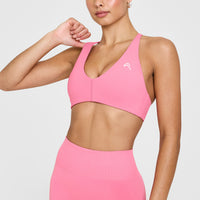 Unified Micro Bralette | Peony Pink