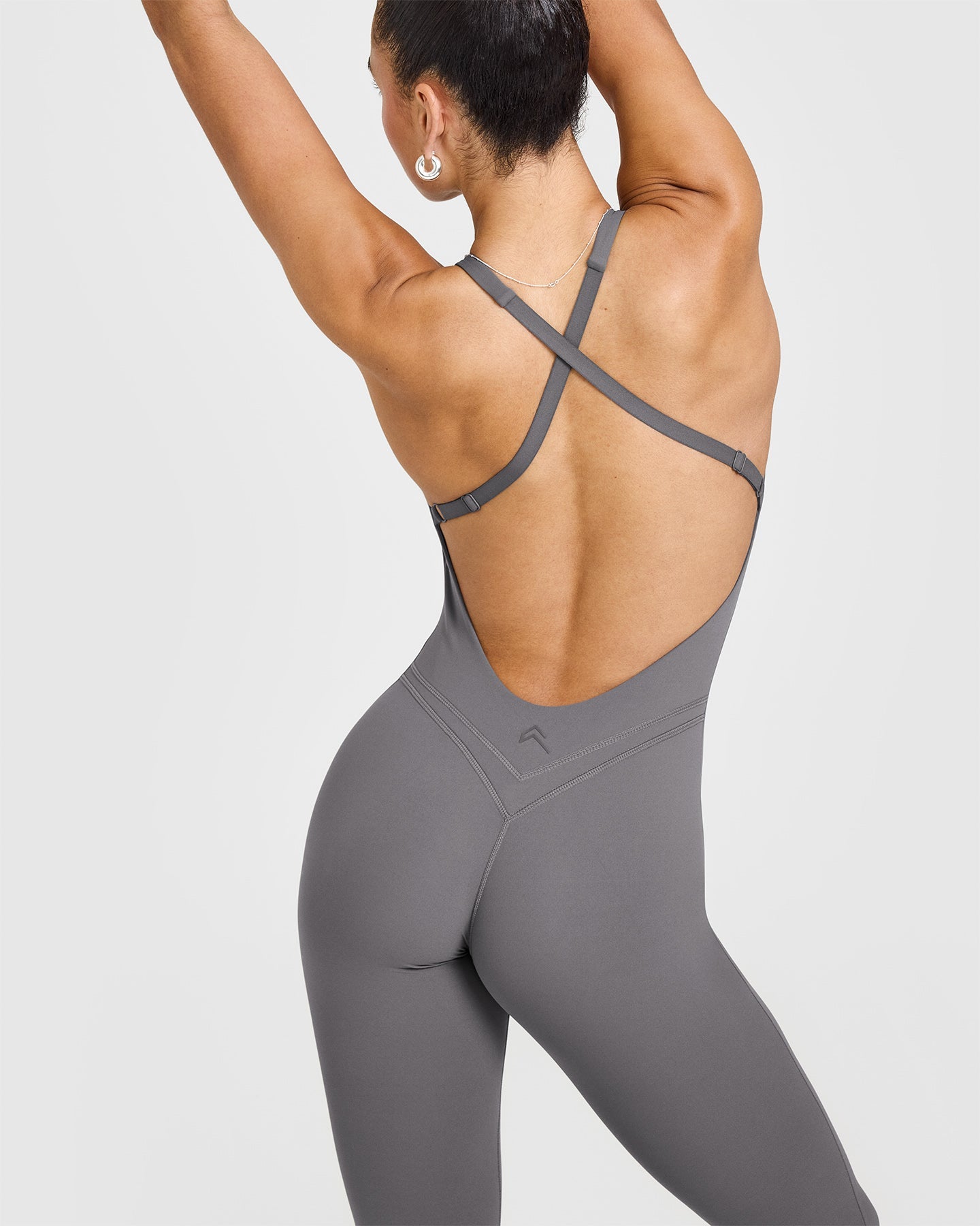 Unified Scoop Back All In One Long | Ash Grey