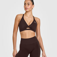 Unified Twist Sports Bra | 70% Cocoa