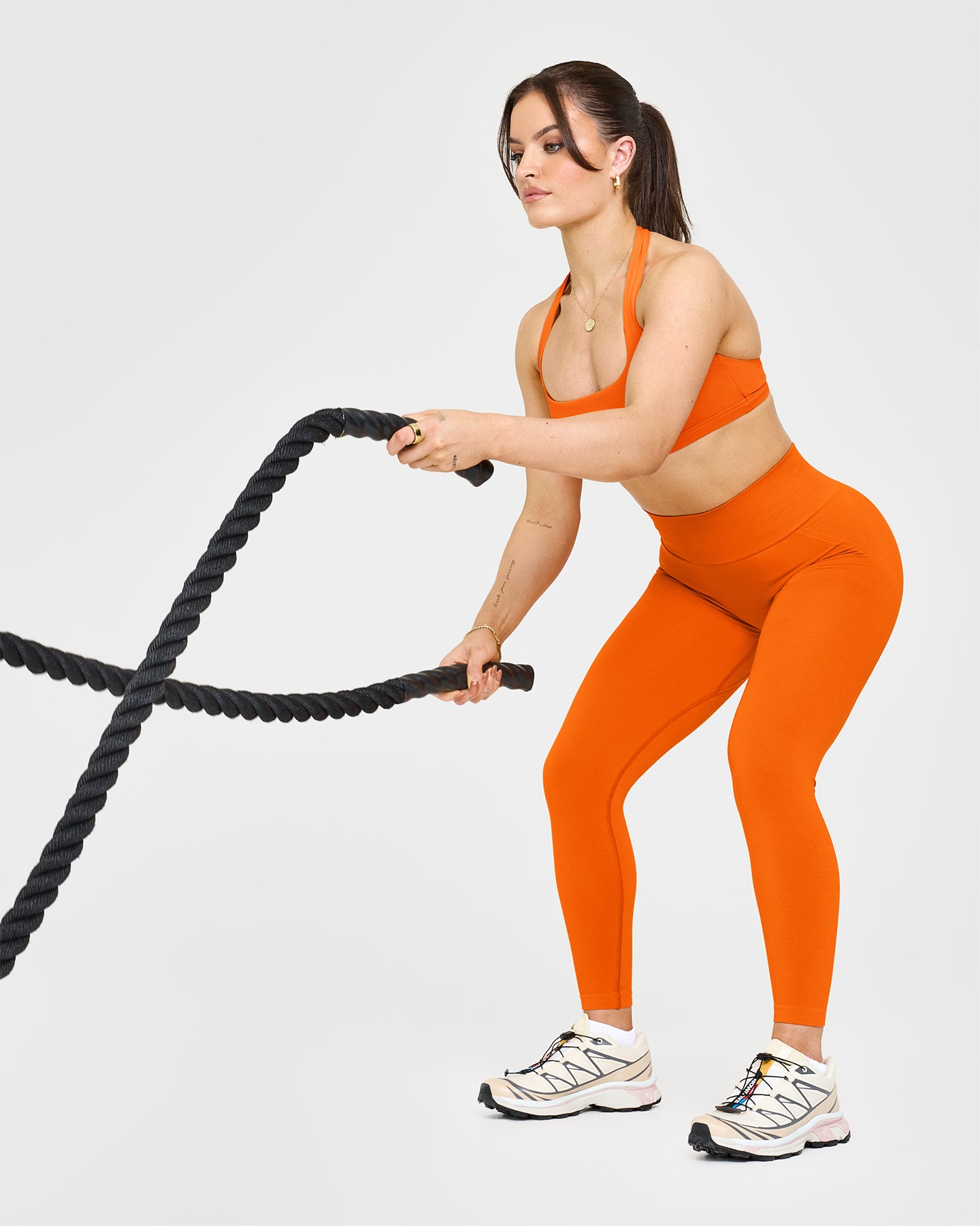 Effortless Seamless Leggings | Flame Orange