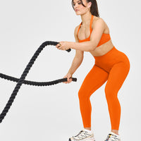 Effortless Seamless Leggings | Flame Orange