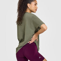 Classic Oversized Lightweight T-Shirt | Alpine Green