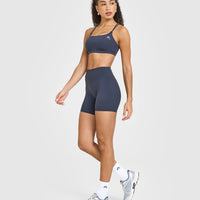 Everyday Cross Over Bralette | True Blue