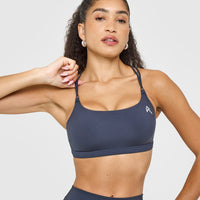 Everyday Cross Over Bralette | True Blue