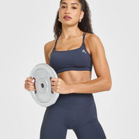 Everyday Cross Over Bralette | True Blue