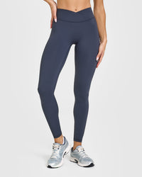 Unified Wrap Leggings | True Blue